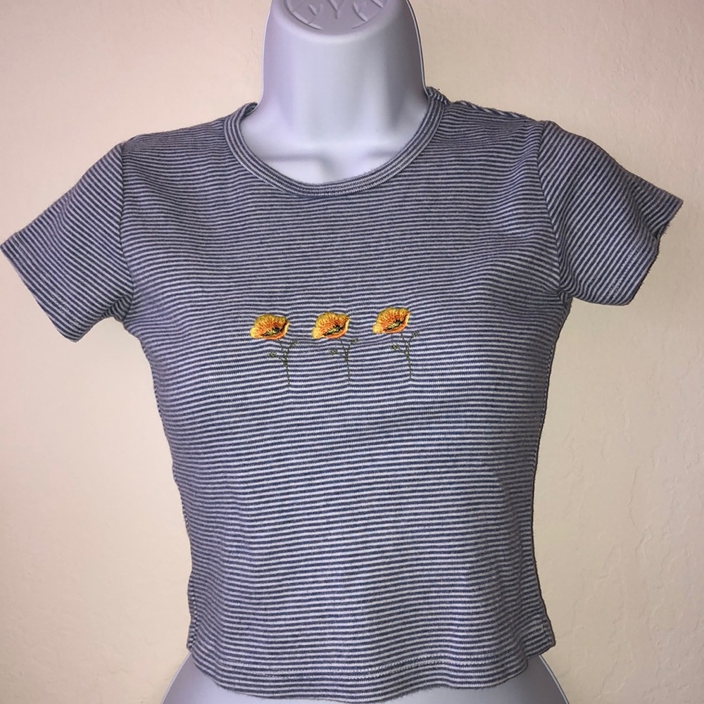 Brandy Melville Gerry Poppy Flower Top